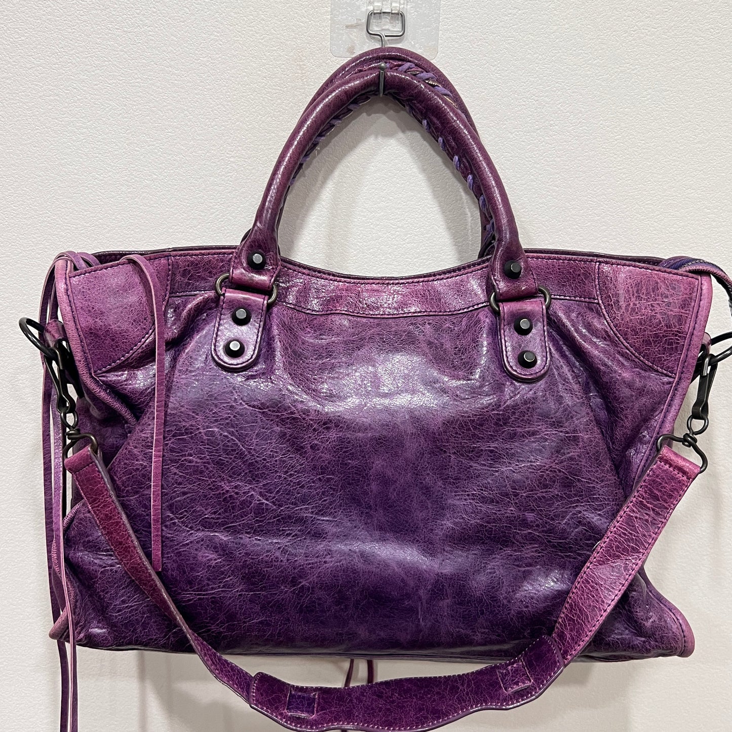 BALENCIAGA City Bag Medium Purple