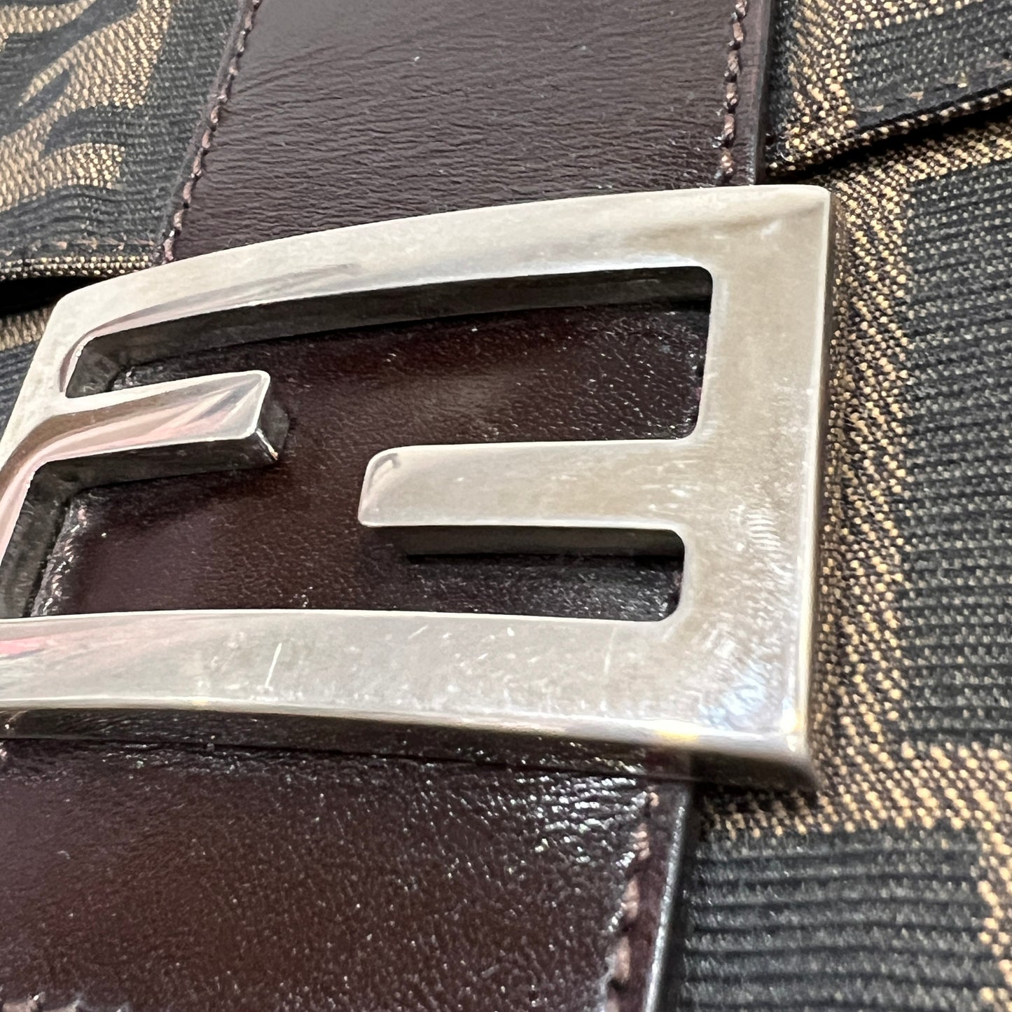 FENDI Baguette Silver Hardware