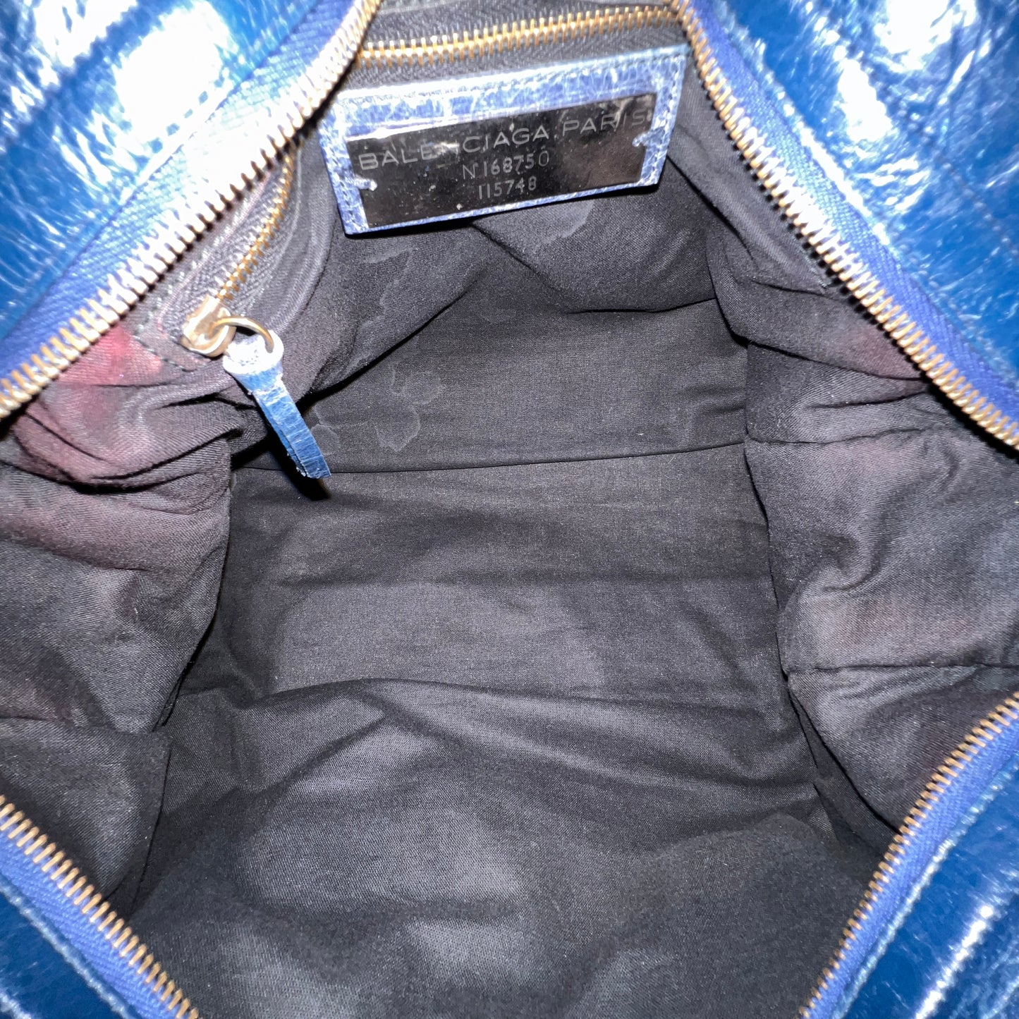 BALENCIAGA City Bag Medium Navy Blue