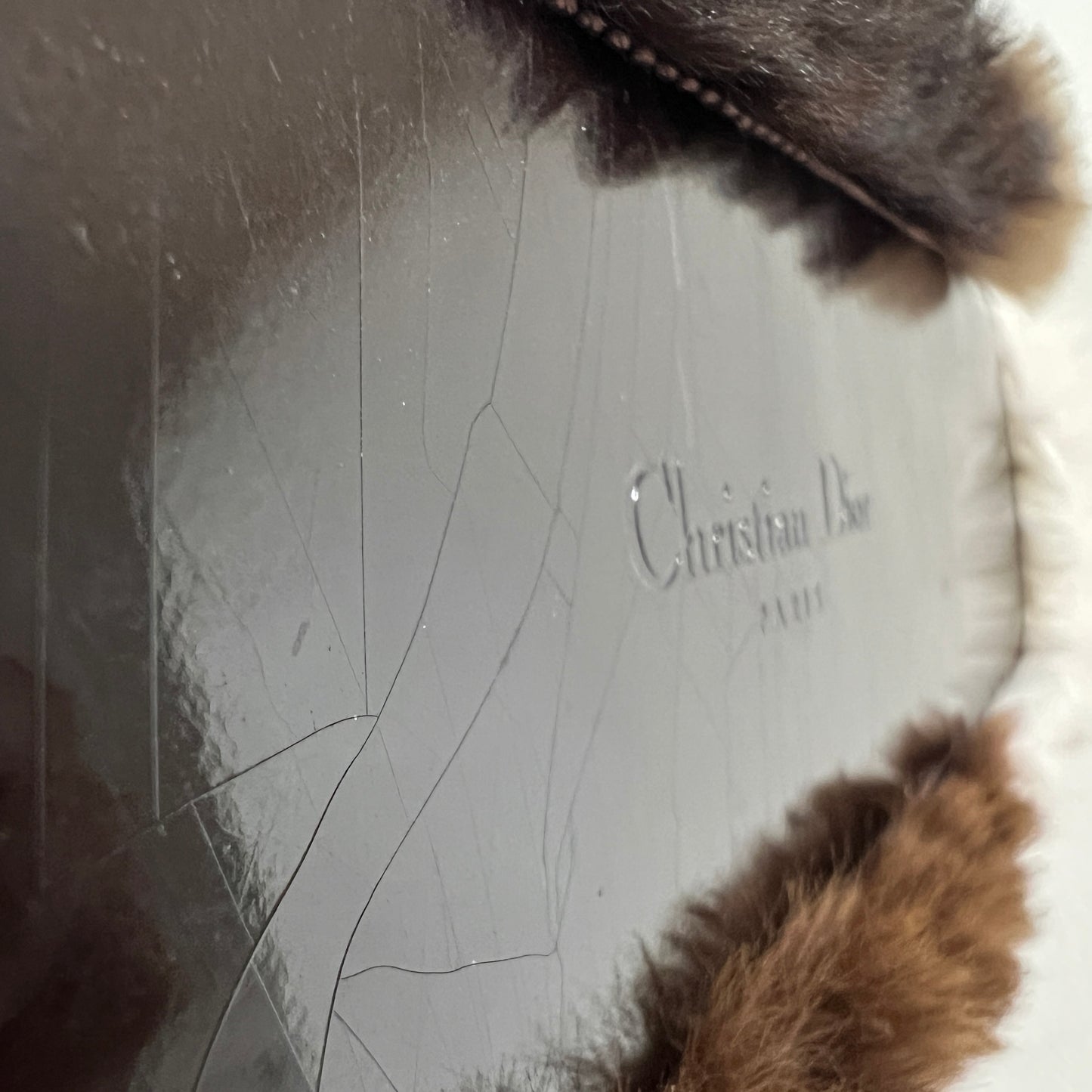 DIOR Fur Handbag Small