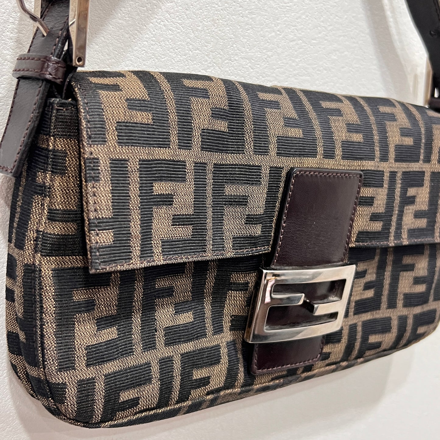 FENDI Baguette Silver Hardware