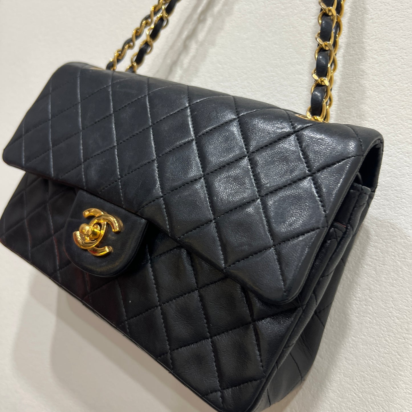 CHANEL Classic Double Flap 24k Gold 23cm