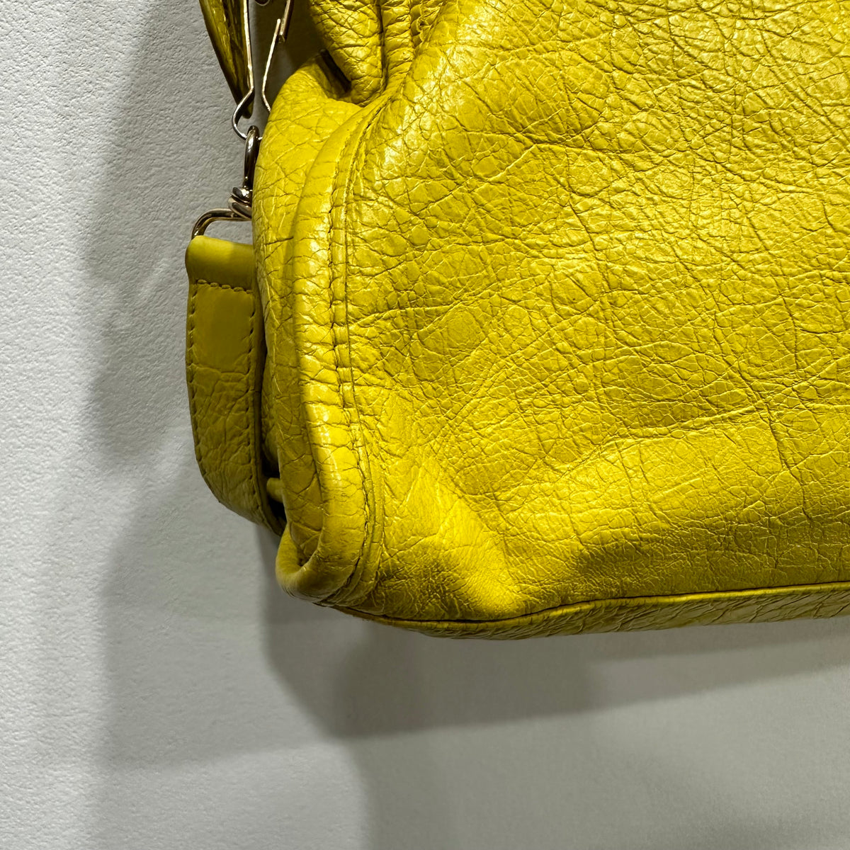 BALENCIAGA City Bag Medium Yellow Mustard
