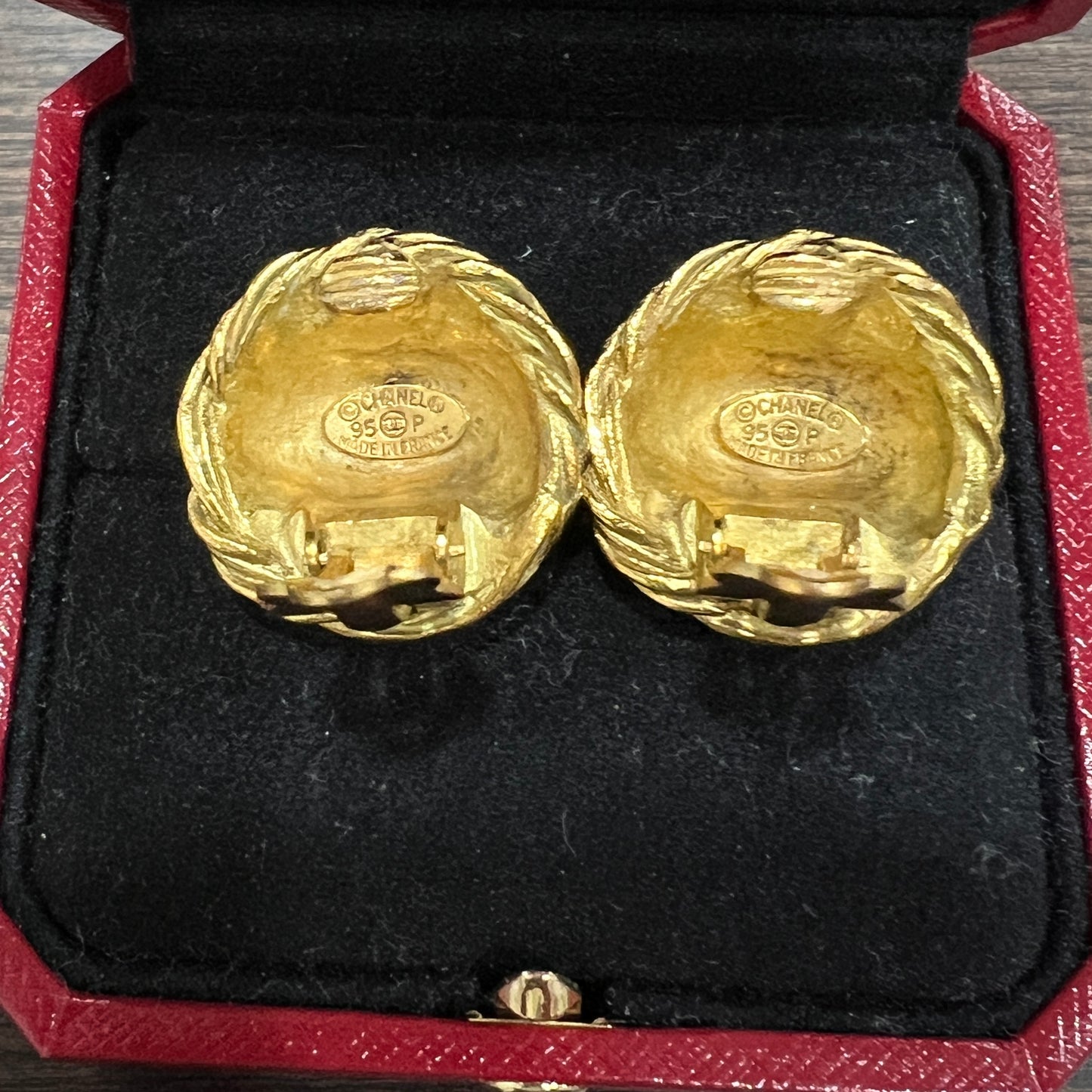 CHANEL Clip on Earrings