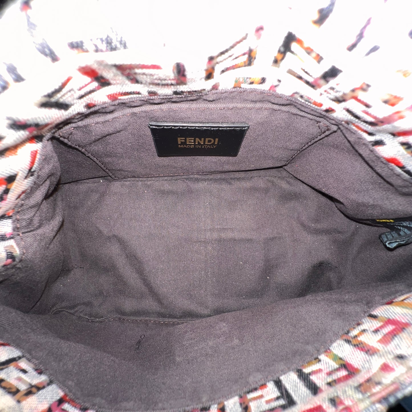 FENDI Floral Zuccino Mamma Baguette