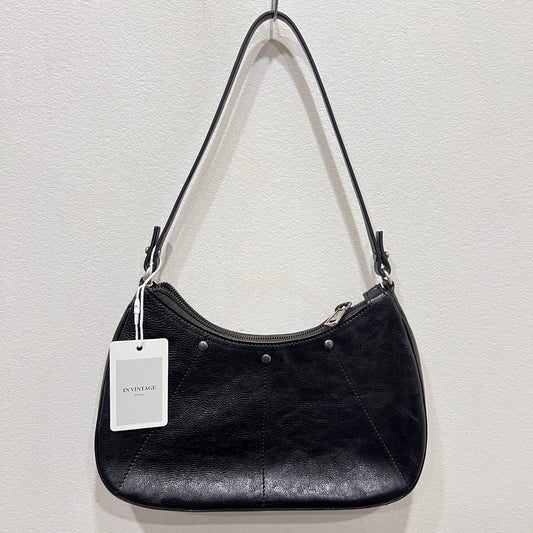 YSL Mombasa Black Leather Shoulder Bag
