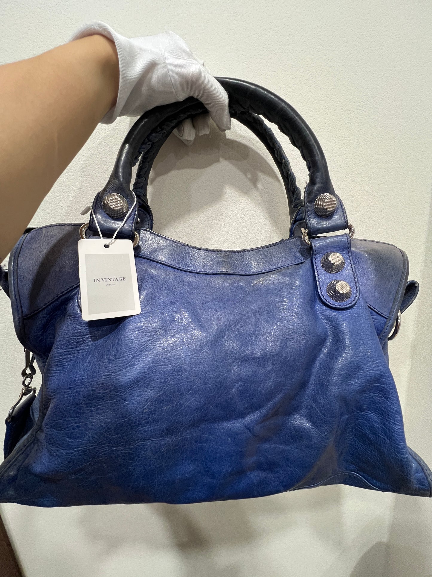 BALENCIAGA BLUE CITY BAG