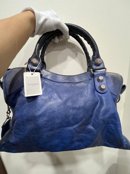 BALENCIAGA BLUE CITY BAG
