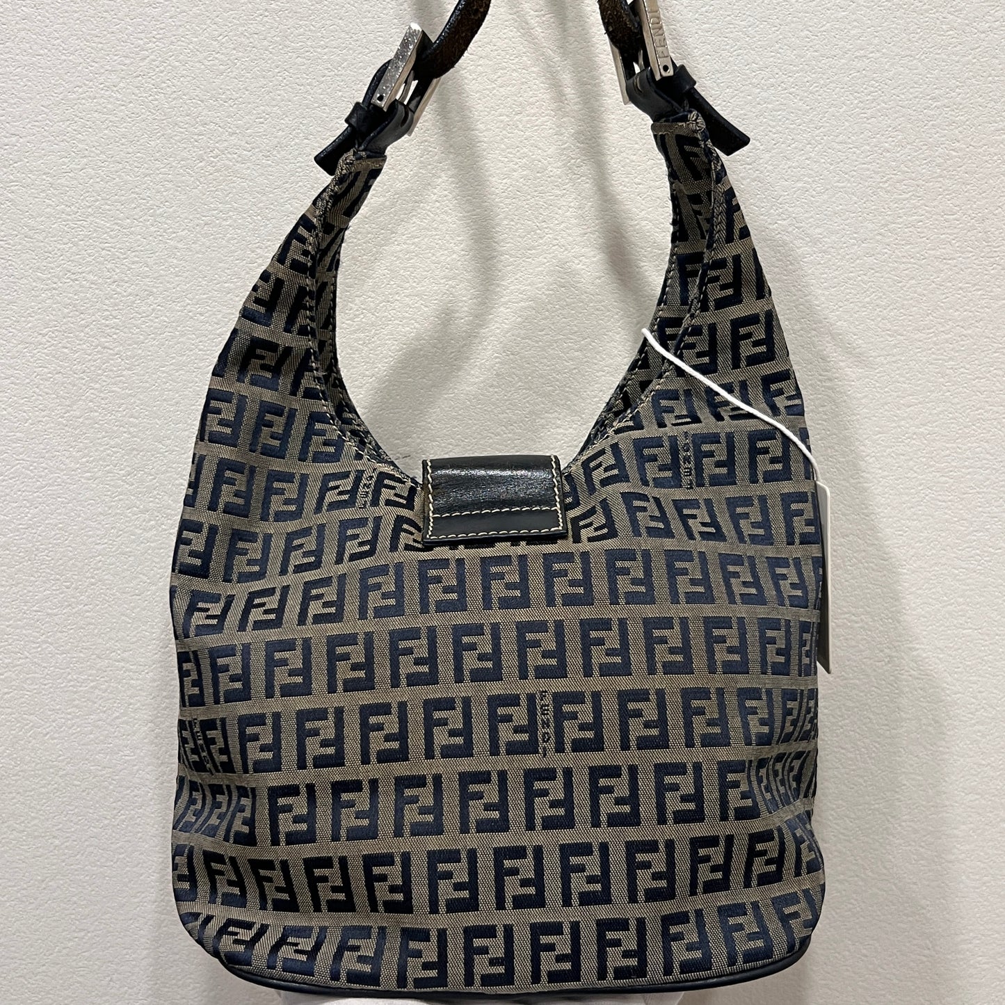 FENDI Hobo Bag Zuccino Canvas