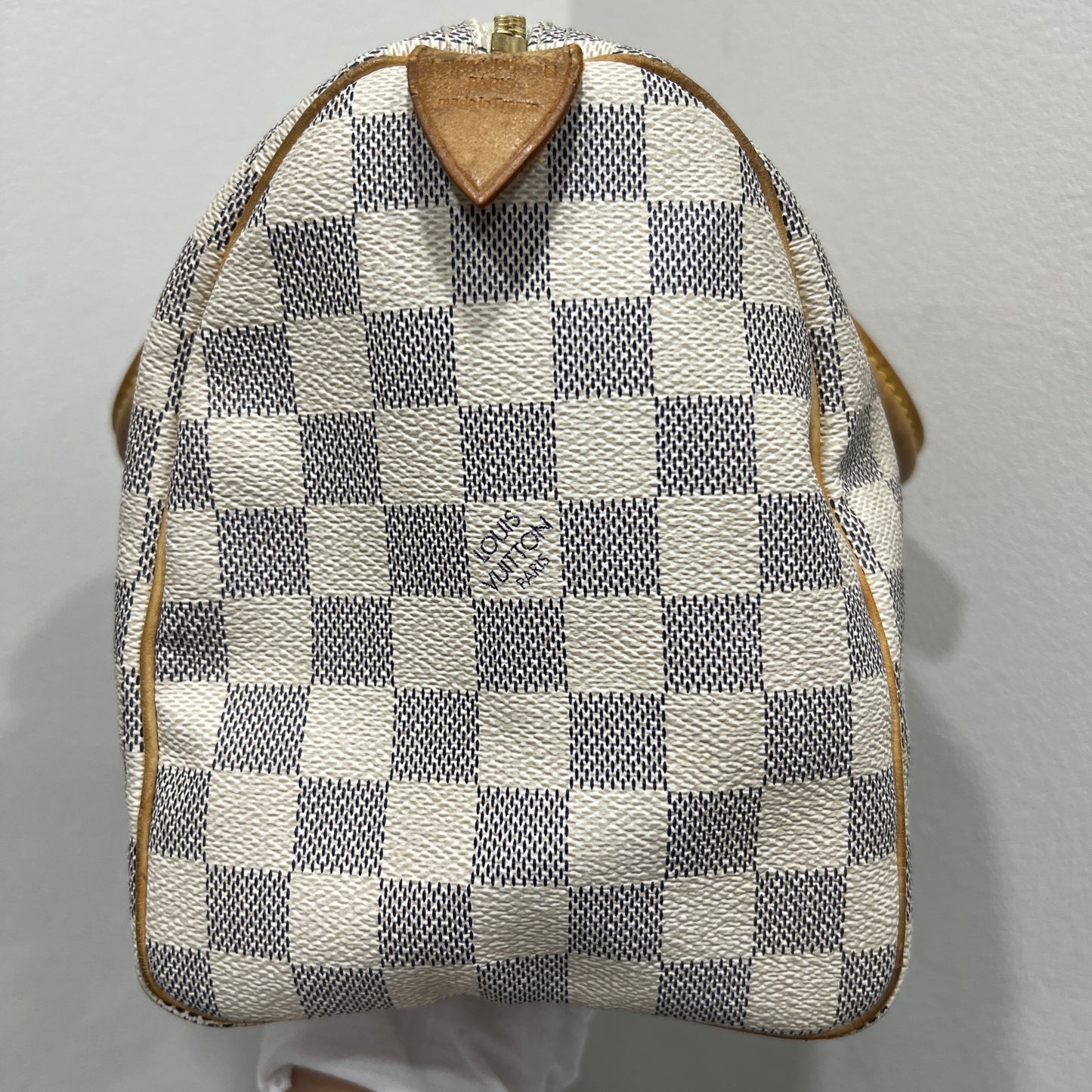 LOUIS VUITTON Speedy White Damier 25 (6530316)