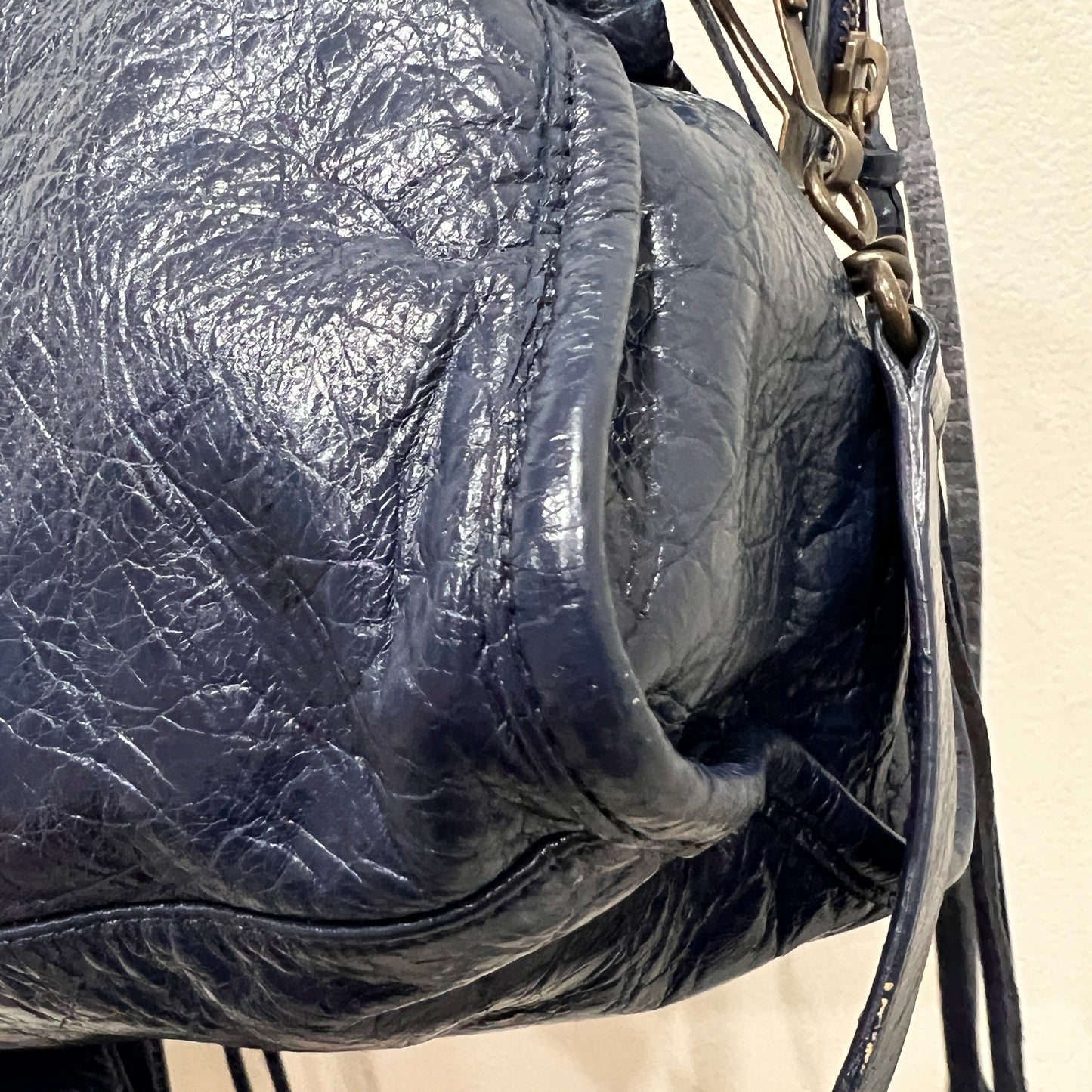 BALENCIAGA City Bag Medium Navy Blue