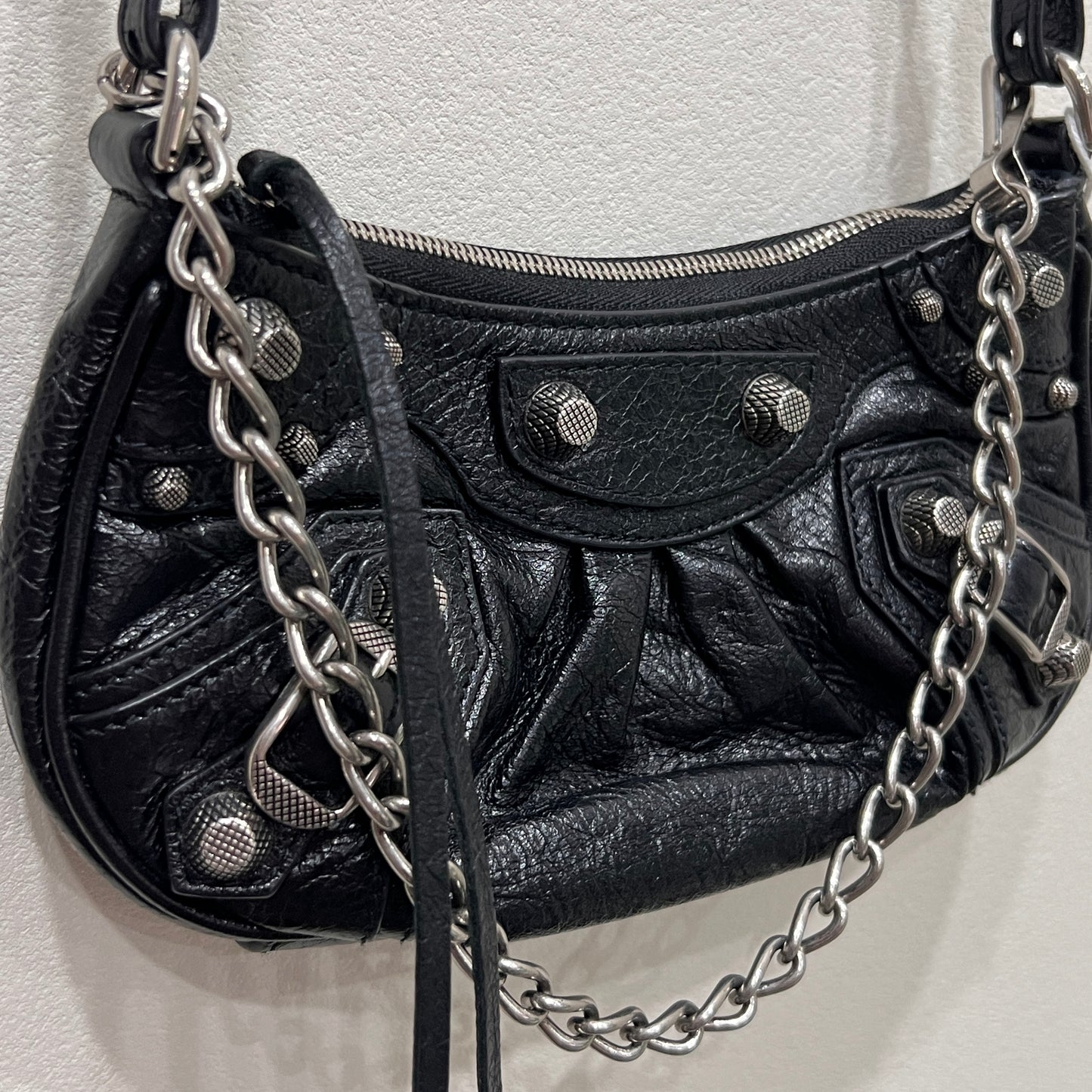 BALENCIAGA Le Cagole Mini Denim Black