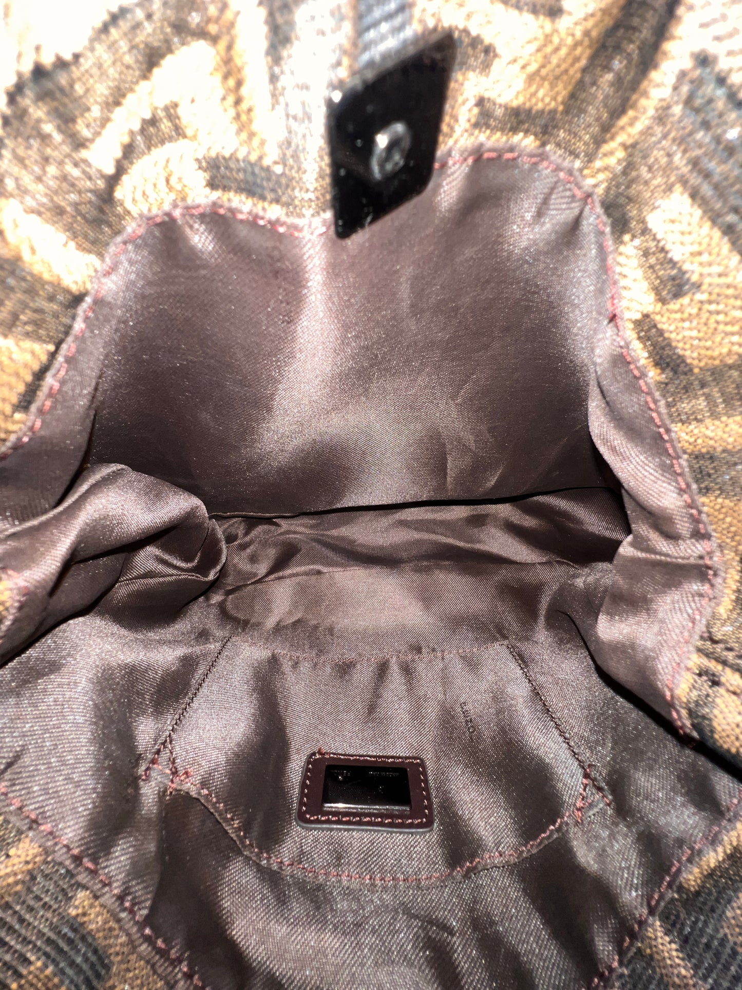 FENDI Zucca Shoulder Bag