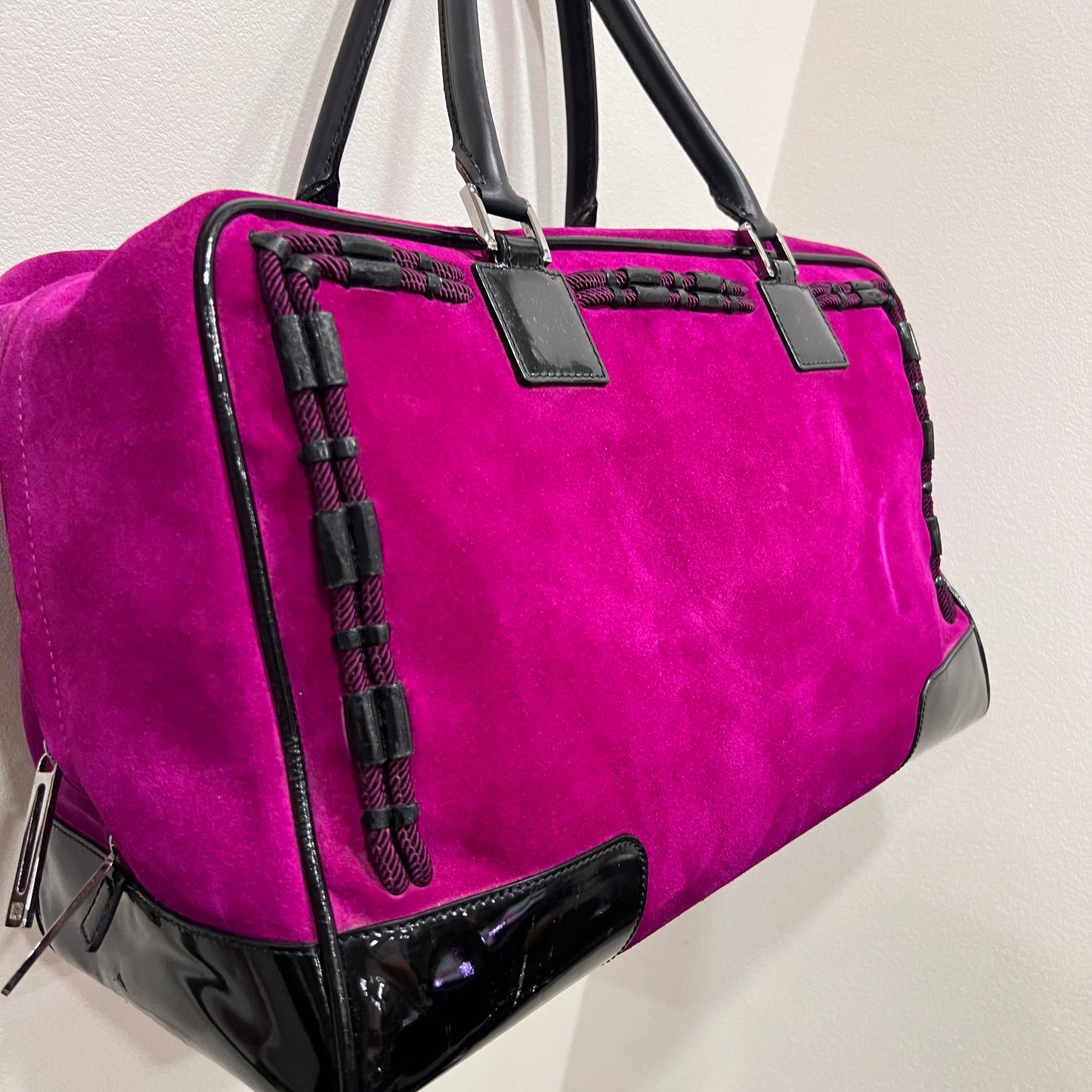 LOEWE Suede Fucshia Pink Amazona