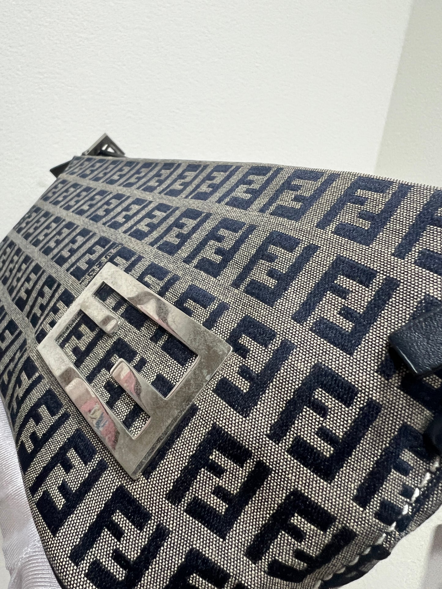 FENDI Monogram Zuccino Shoulder Bag