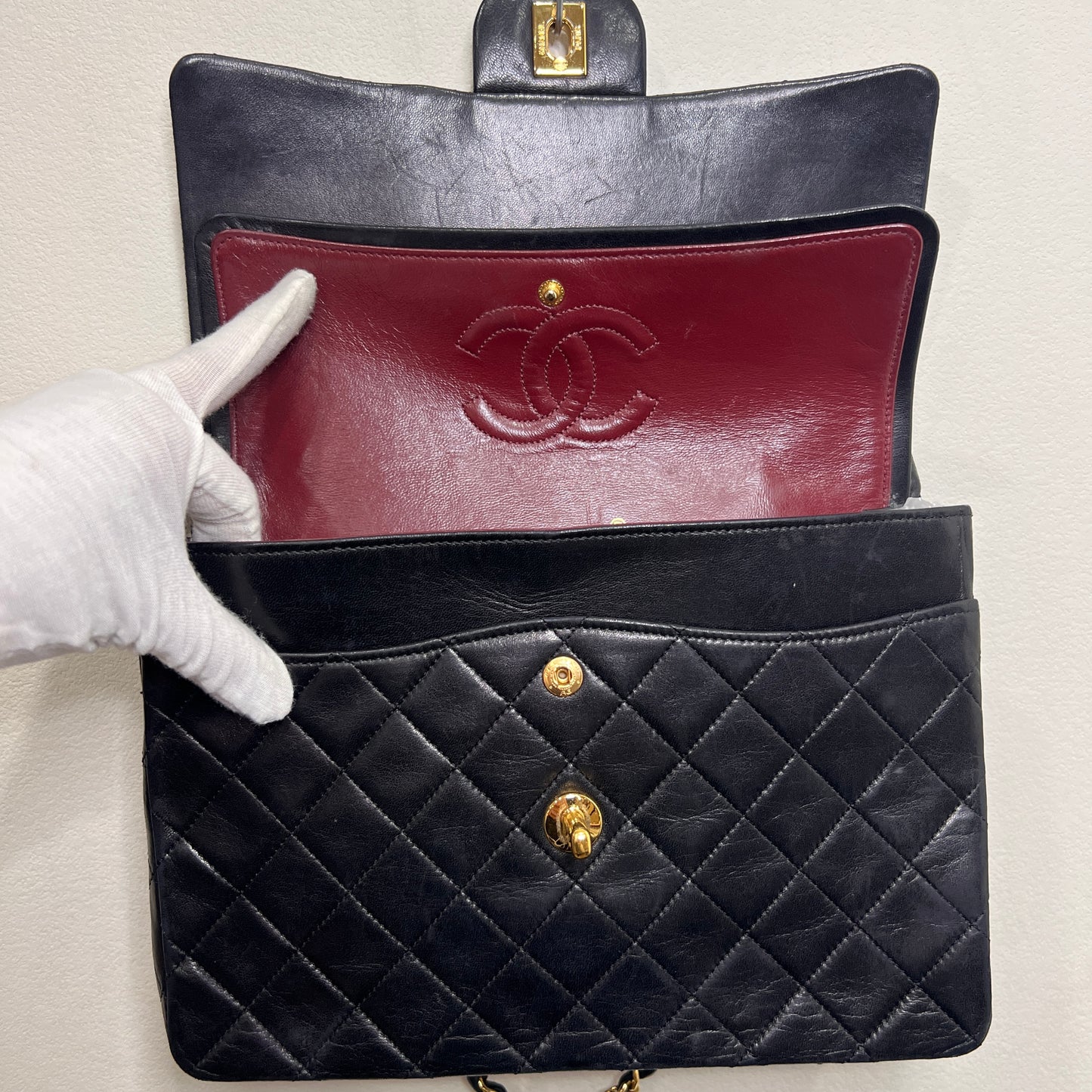 CHANEL CLASSIC Double Flap 25cm 24kGold