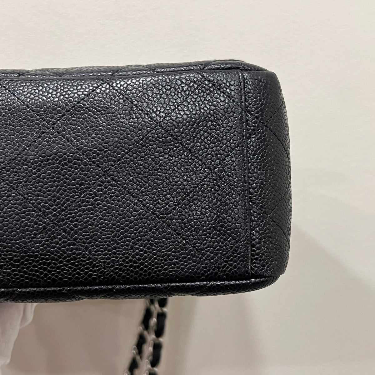 CHANEL Caviar Single Flap Jumbo