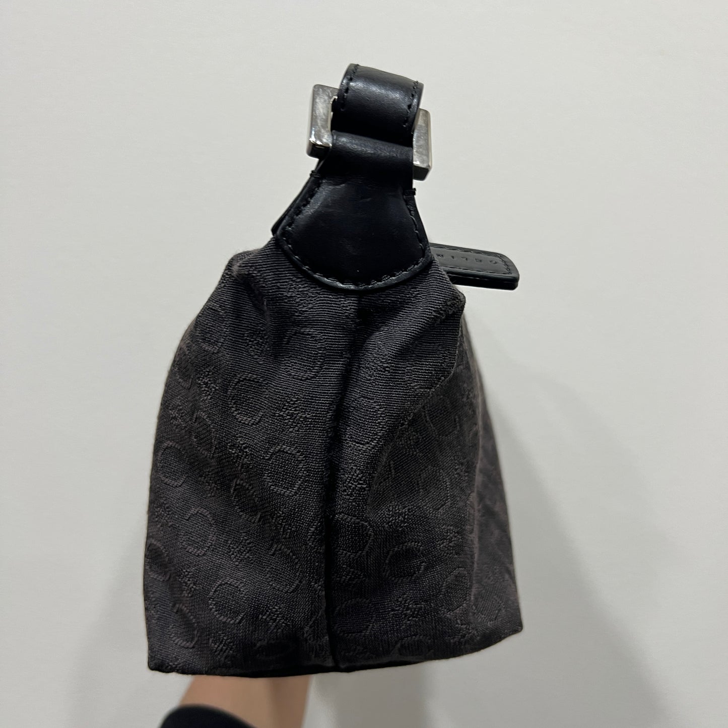 CELINE Black Triomphe Canvas