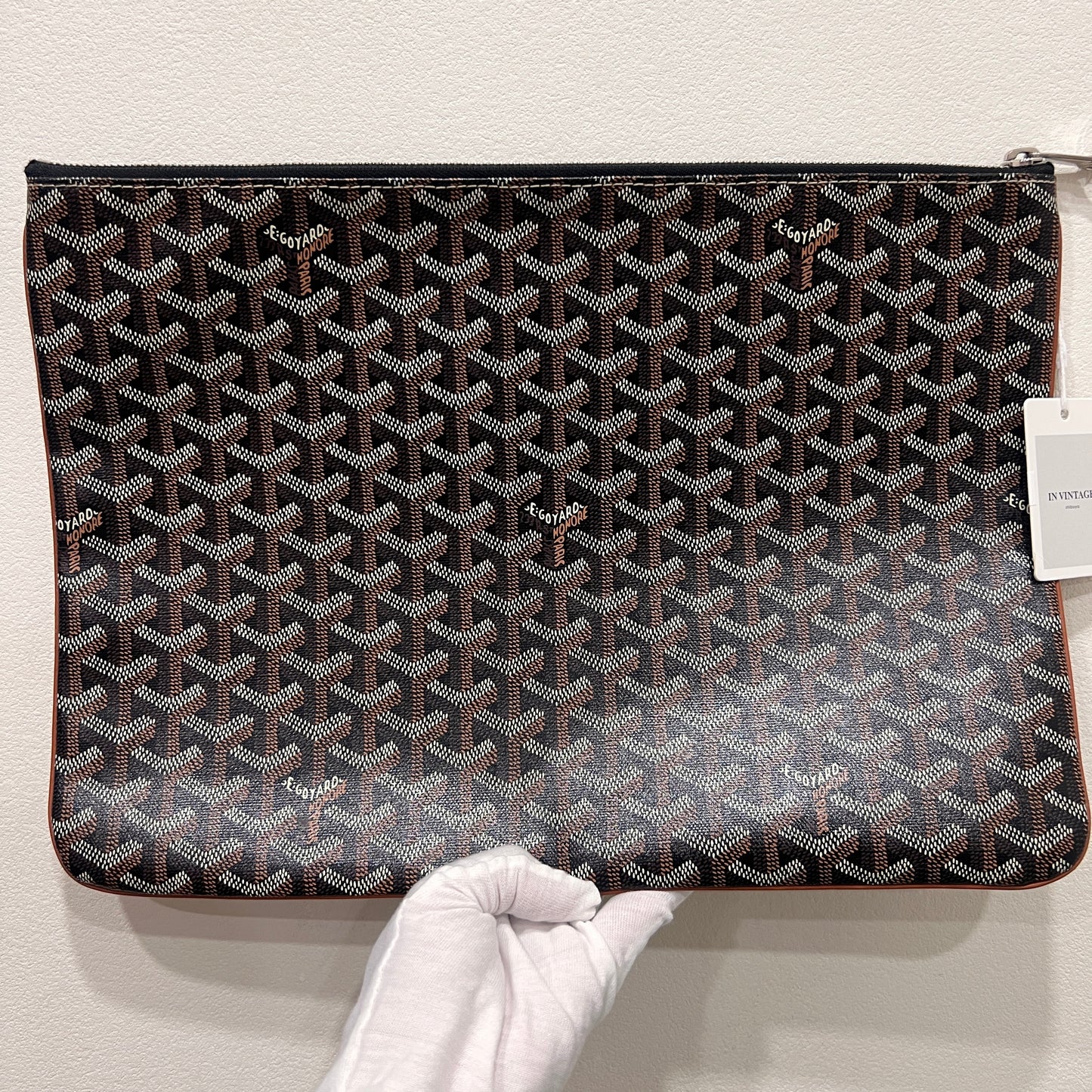 GOYARD Senat Black & Brown Canvas (264265)
