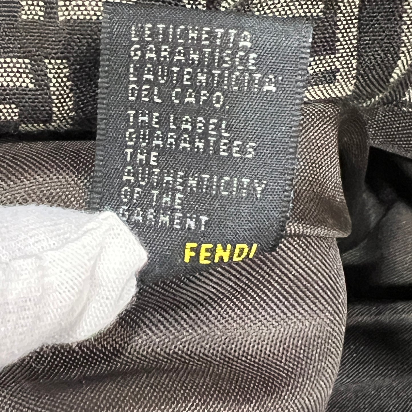 FENDI Zuccino Tote Bag