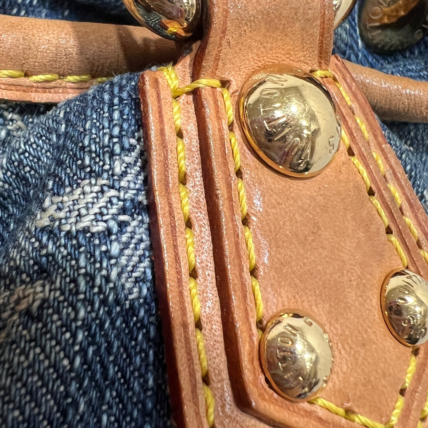 LOUIS VUITTON Denim Handbag