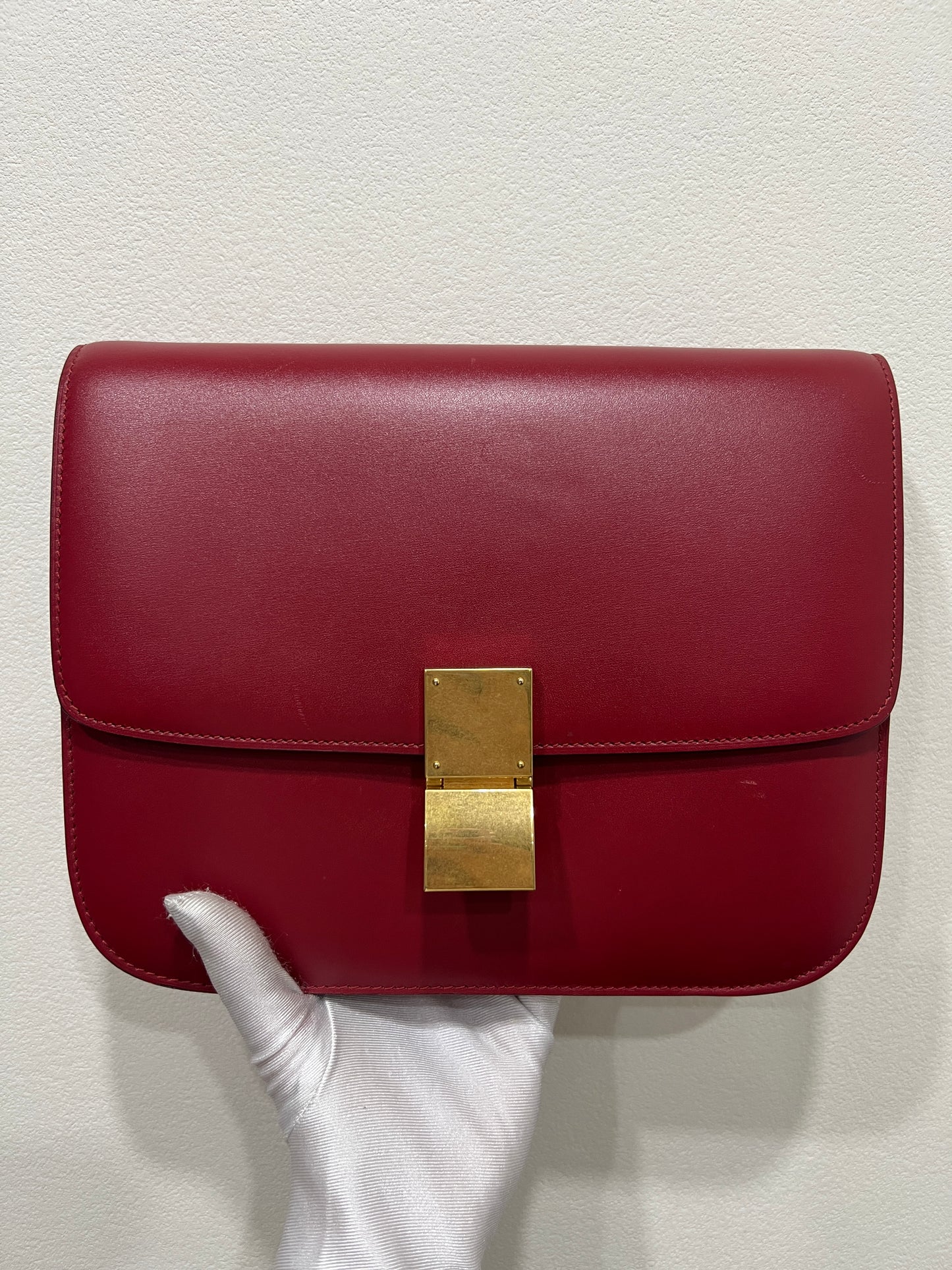 CELINE Classic Box Bag Medium (RED)