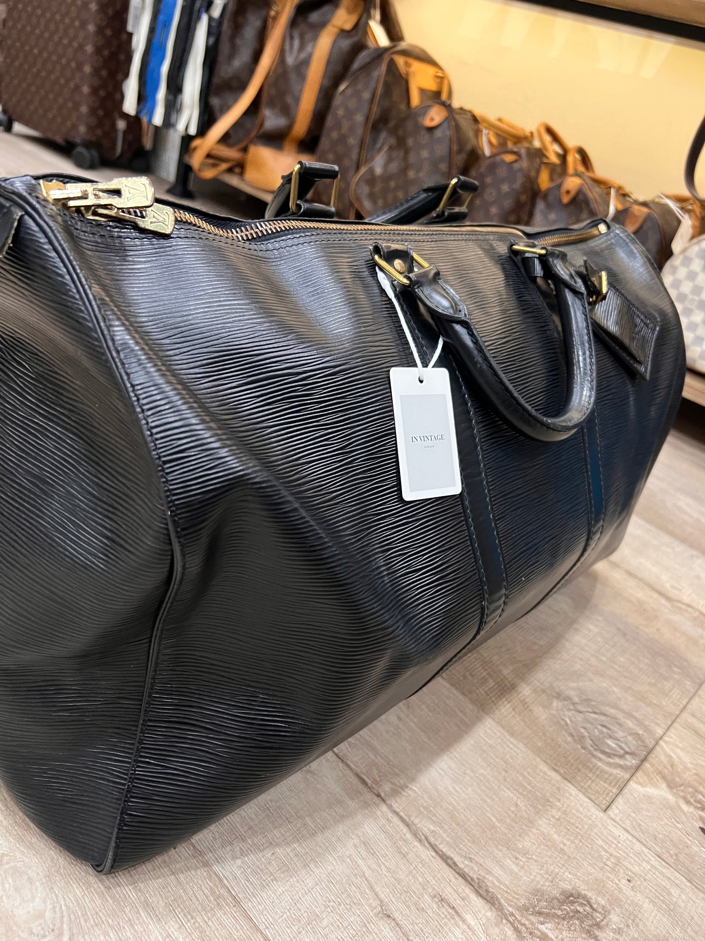 LOUIS VUITTON Keepall Epi Leather 50cm