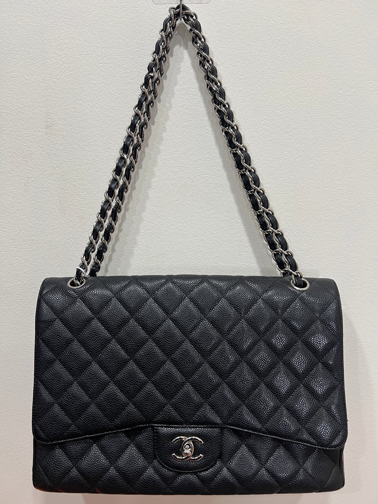 CHANEL Classic Flap Maxi Caviar Leather