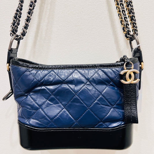 CHANEL Gabrielle Medium Navy Blue