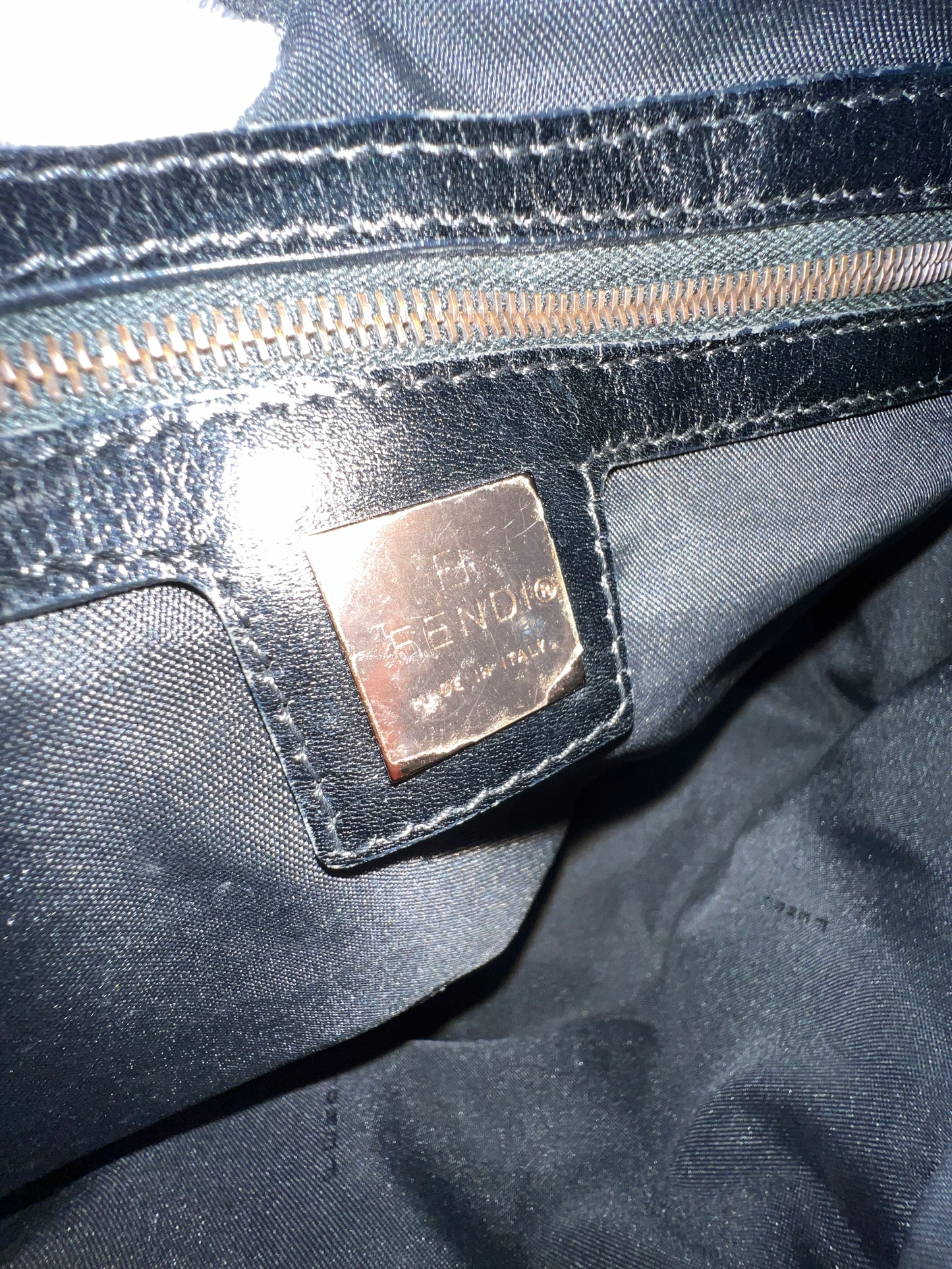 FENDI Studded Baguette Bag