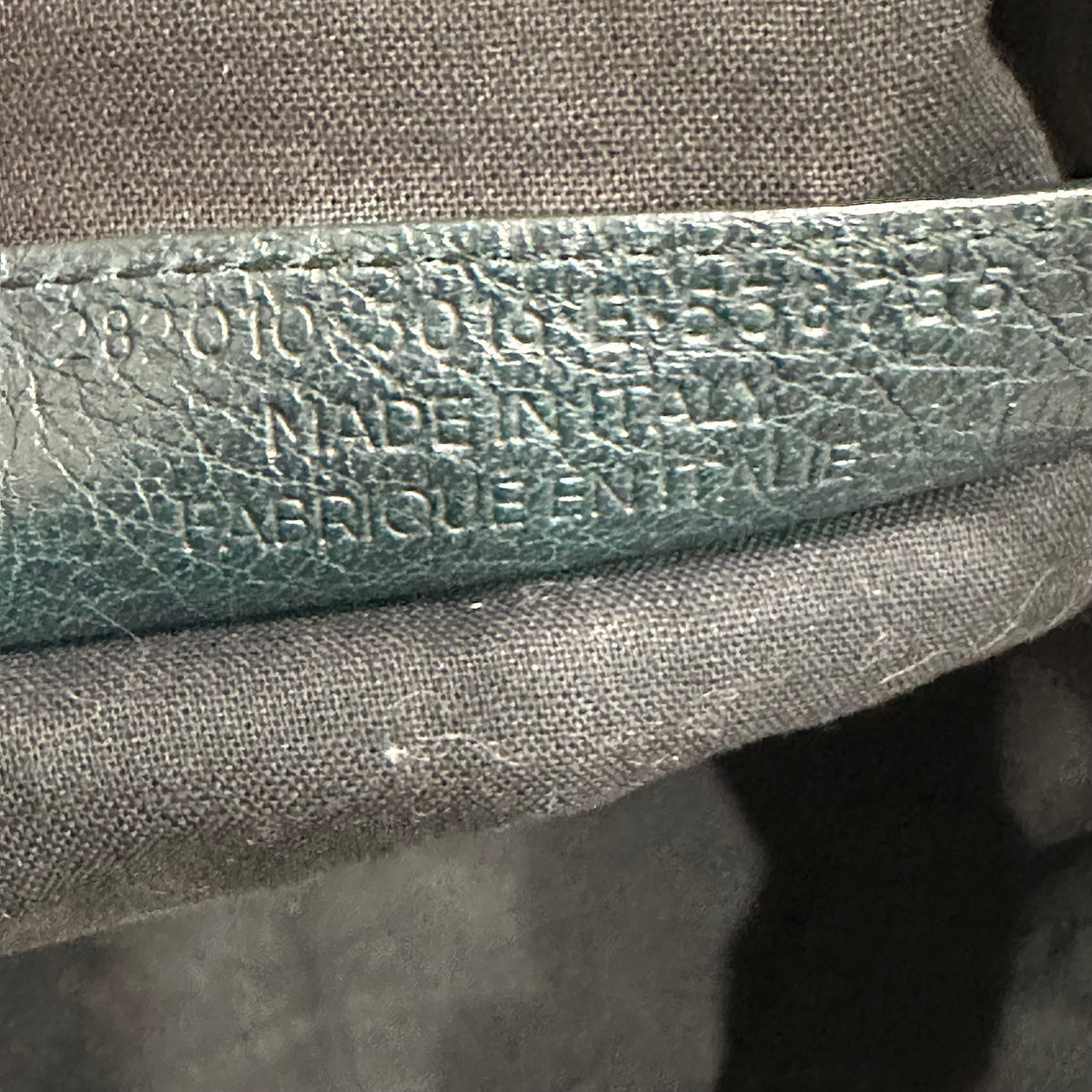 BALENCIAGA  Green City Bag Long Strap