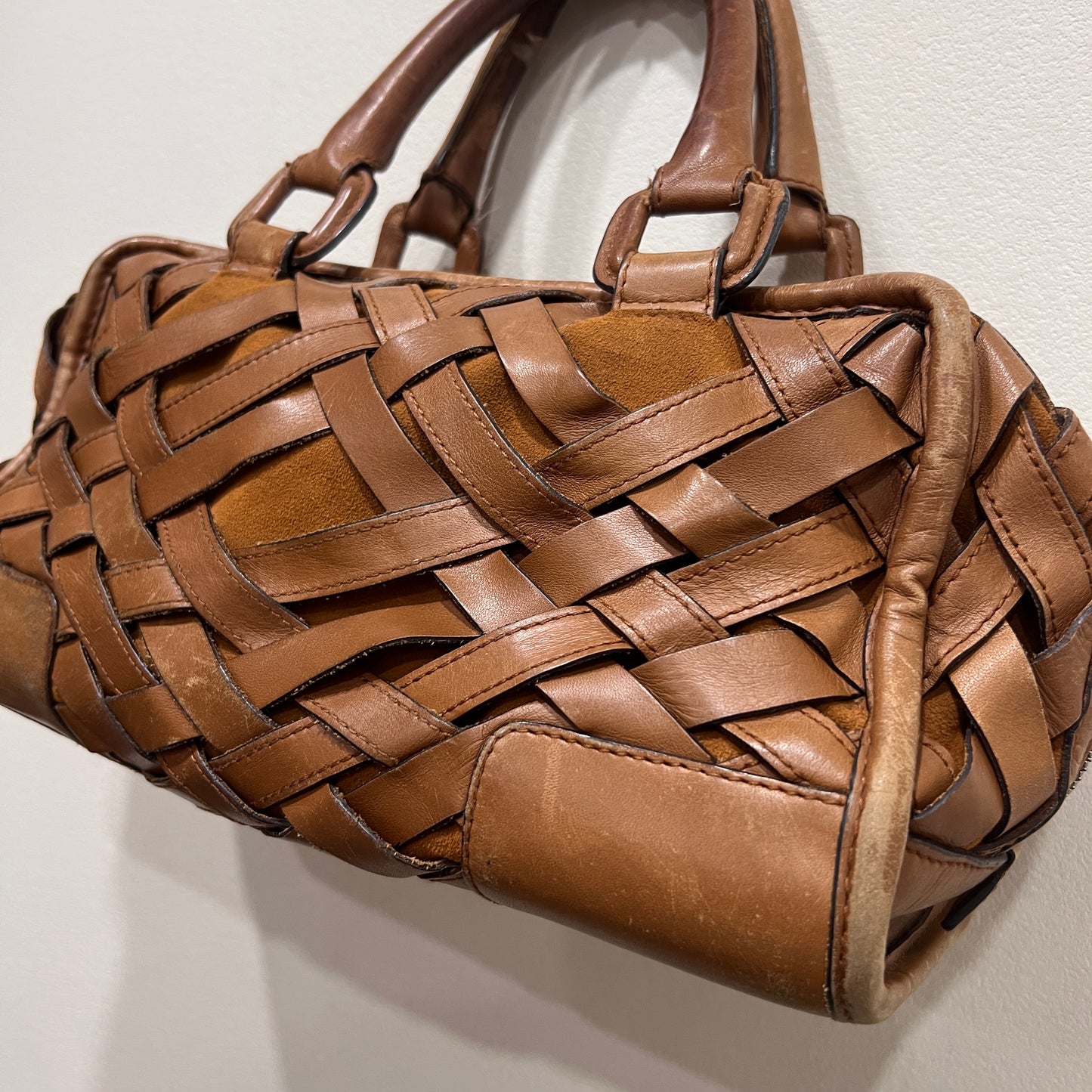 LOEWE Amazona Woven Handbag (718-36)