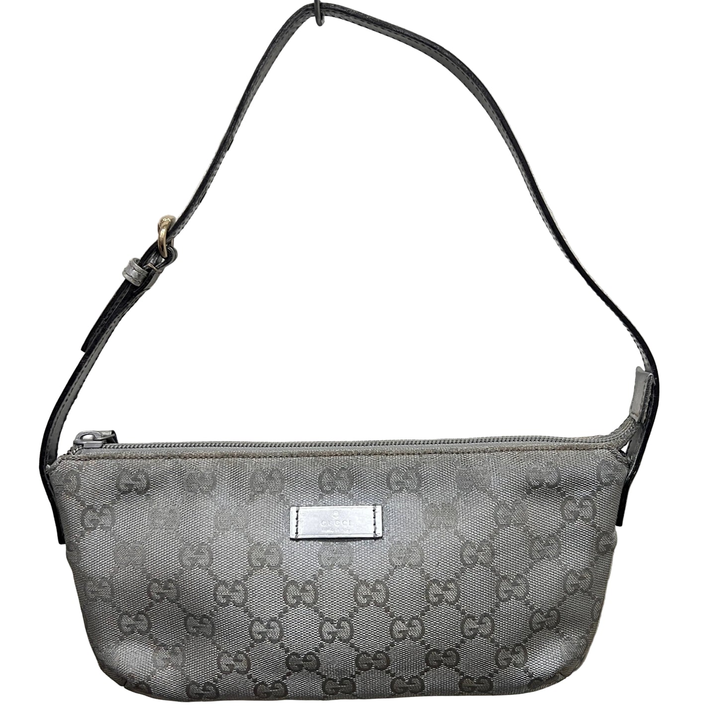 GUCCI Silver/Gray Shoulder Bag