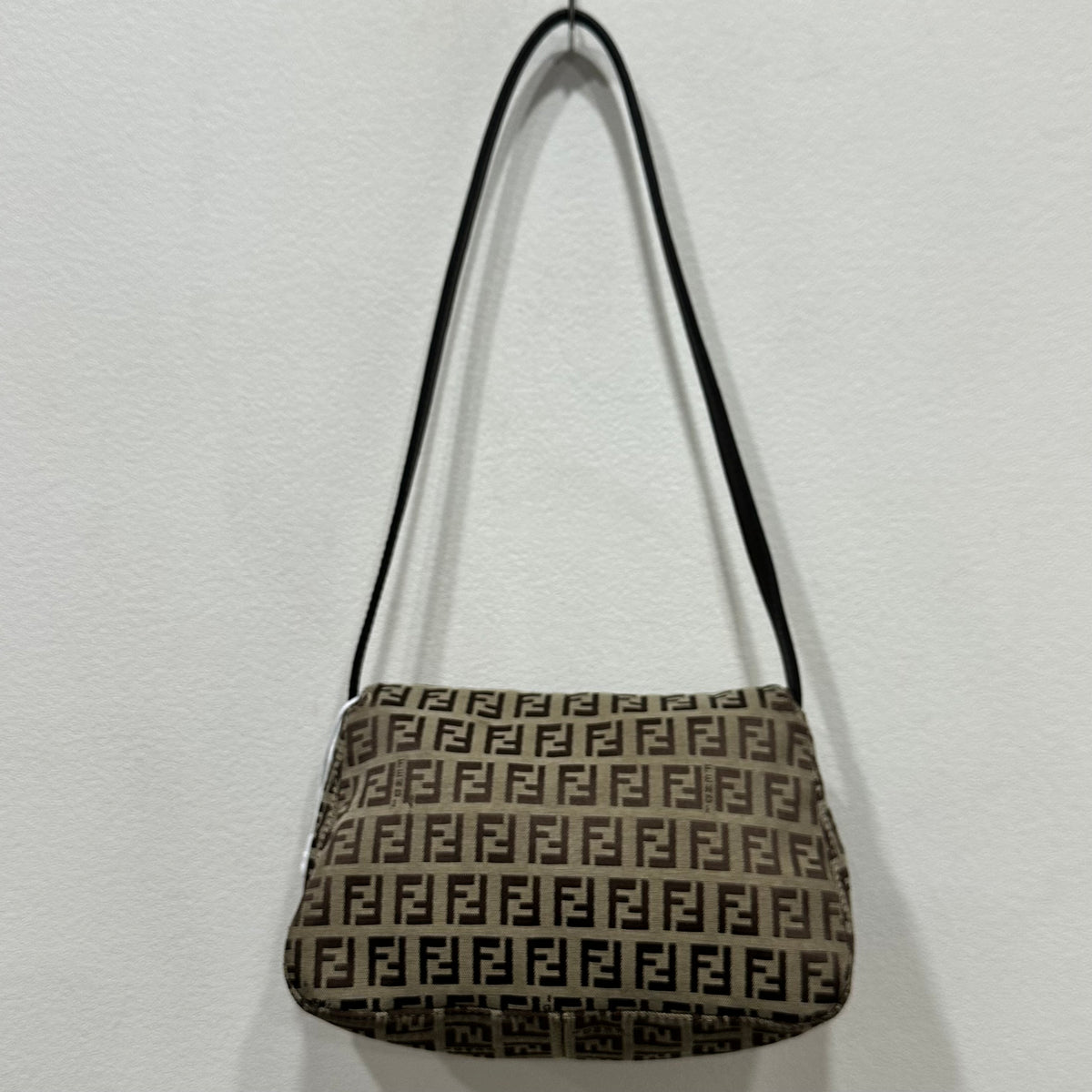 FENDI Mini Mamma Baguette Zuccino Canvas