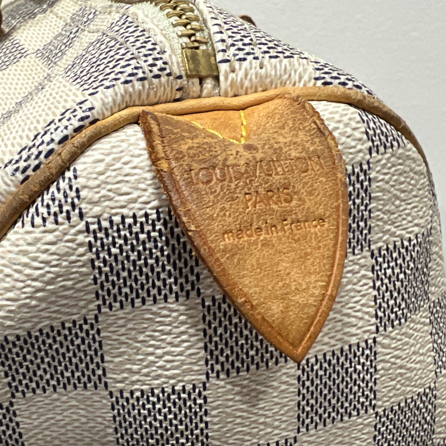 LOUIS VUITTON Speedy White Damier 25 (6530316)