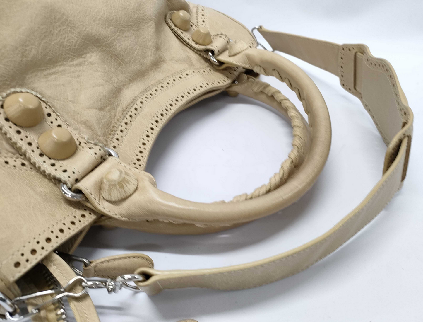 Balenciaga The City Bag Beige