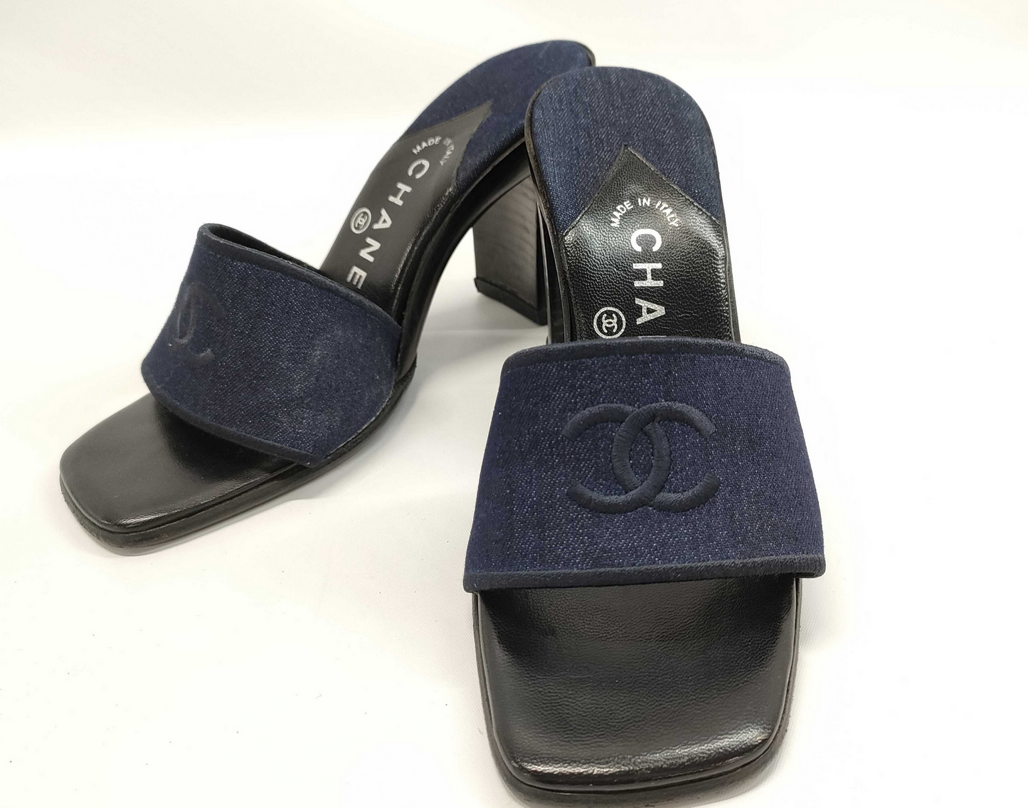 CHANEL DENIM sandals　