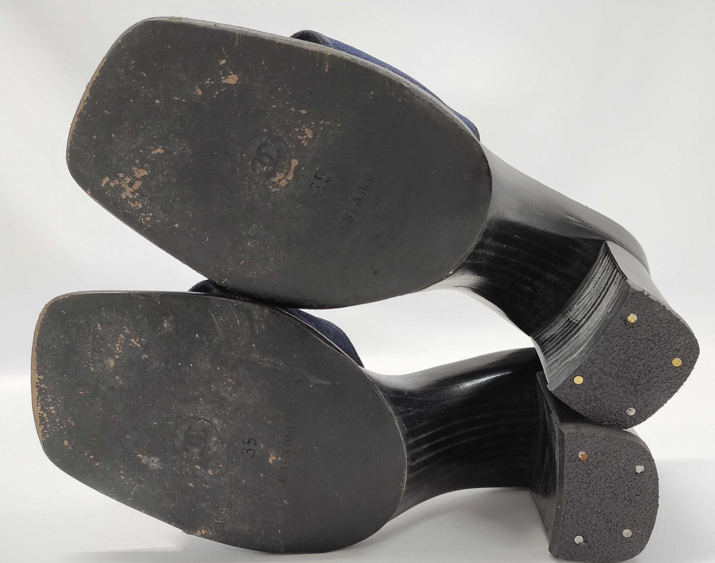 CHANEL DENIM sandals　