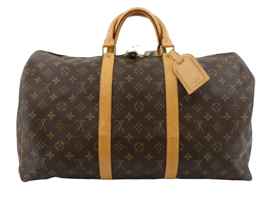 LOUIS VUITTON Keepall 50 with Lock & Key