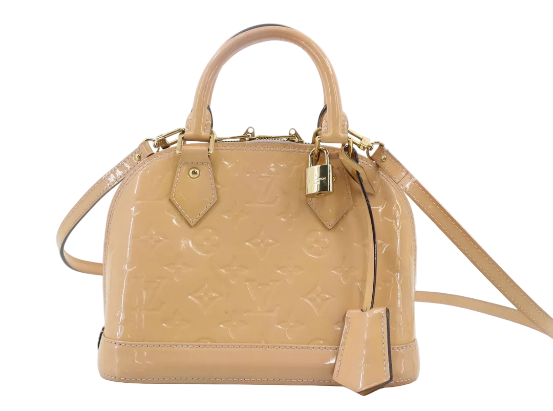 LOUIS VUITTON Alma bb Vernis