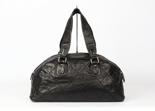 CHANEL vintage bowling bag  leather
