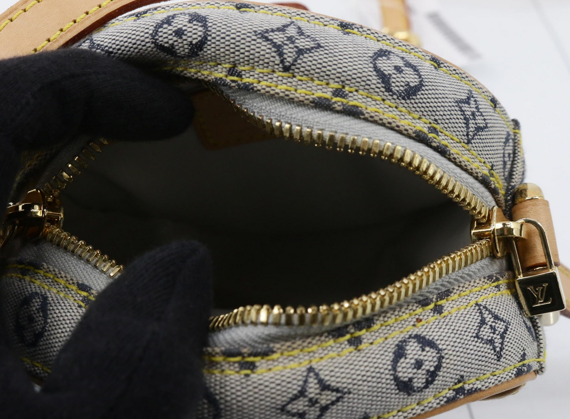 Louis Vuitton Jane PM mini denim shoulder bag