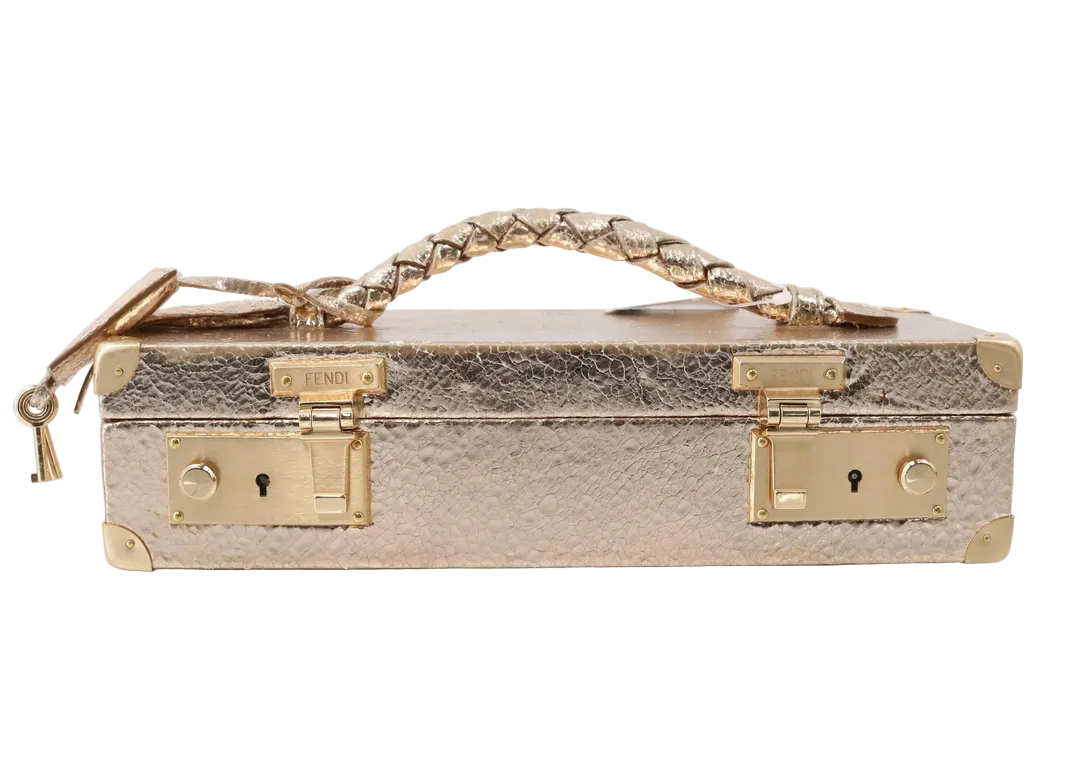 FENDI Archival Cosmetic Storage Bag (Pink Gold)