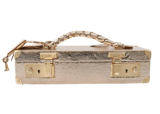 FENDI Archival Cosmetic Storage Bag (Pink Gold)