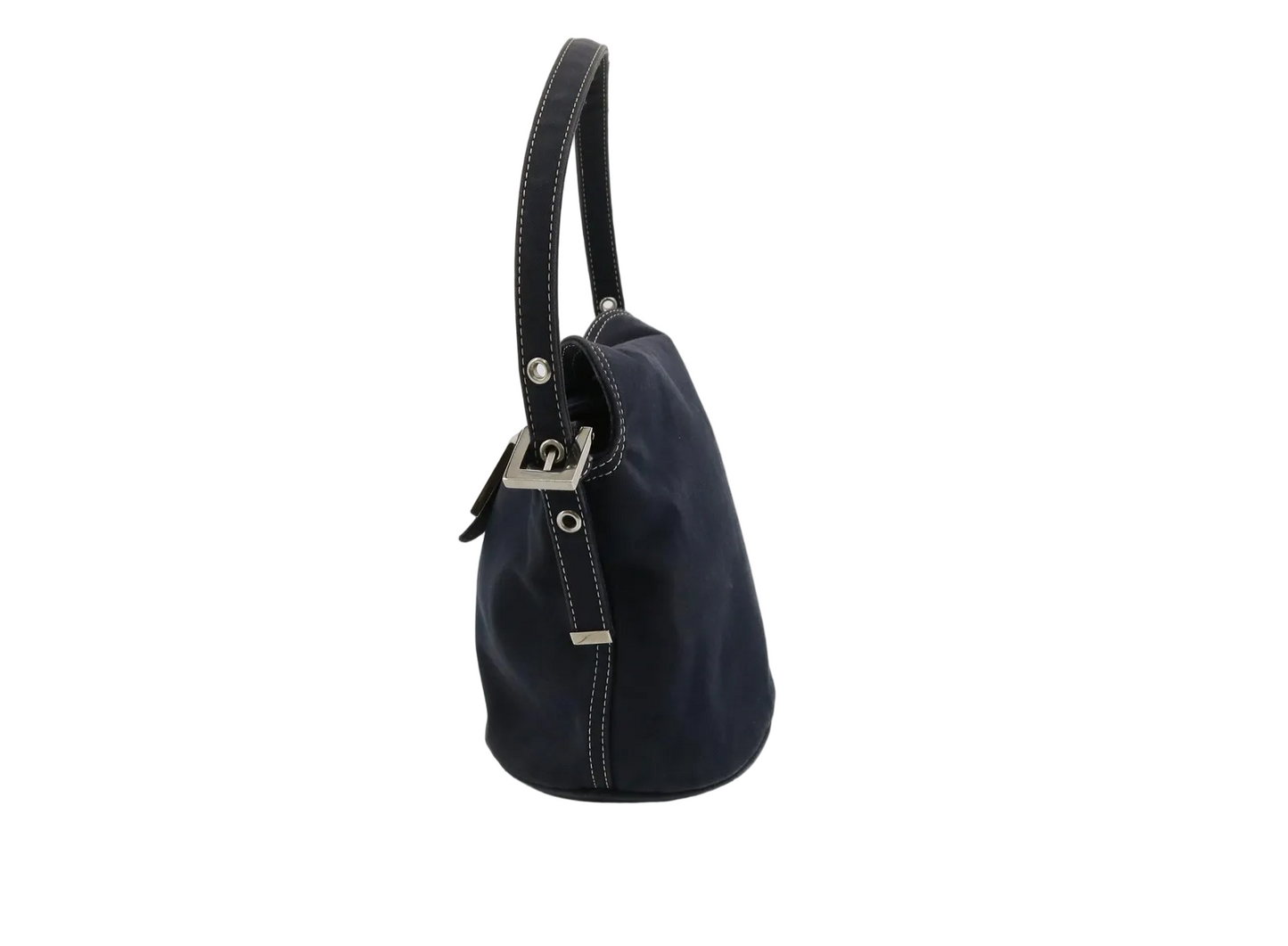 FENDI Mamma canvas navy bag