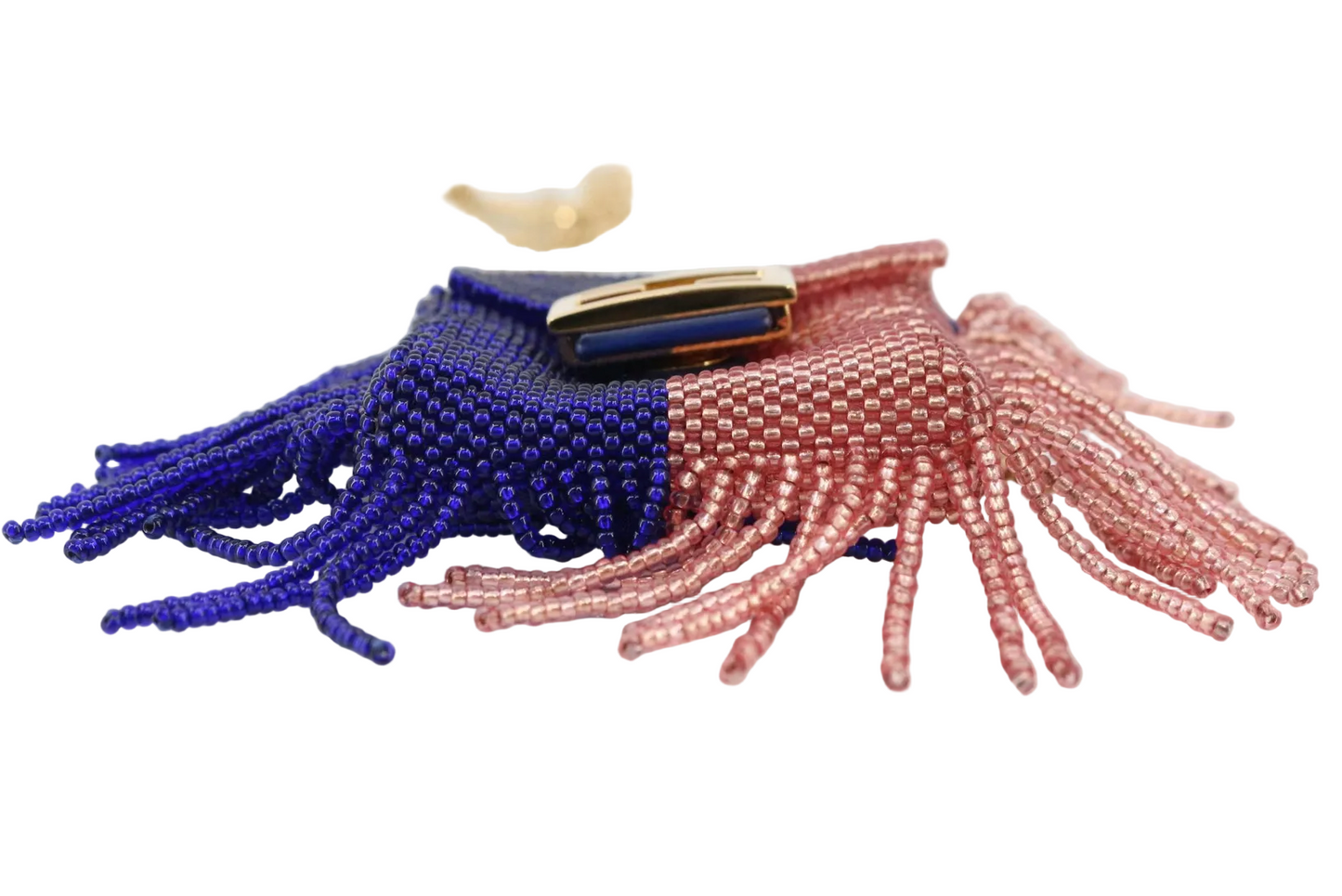 FENDI Pequin Pico Baguette Charm Beads Bag