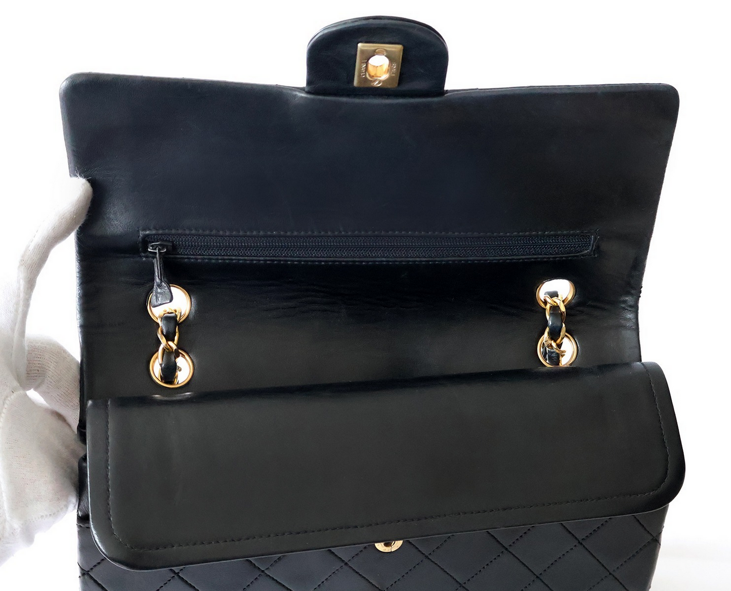 CHANEL double flap 25  year 1986 (6736217)