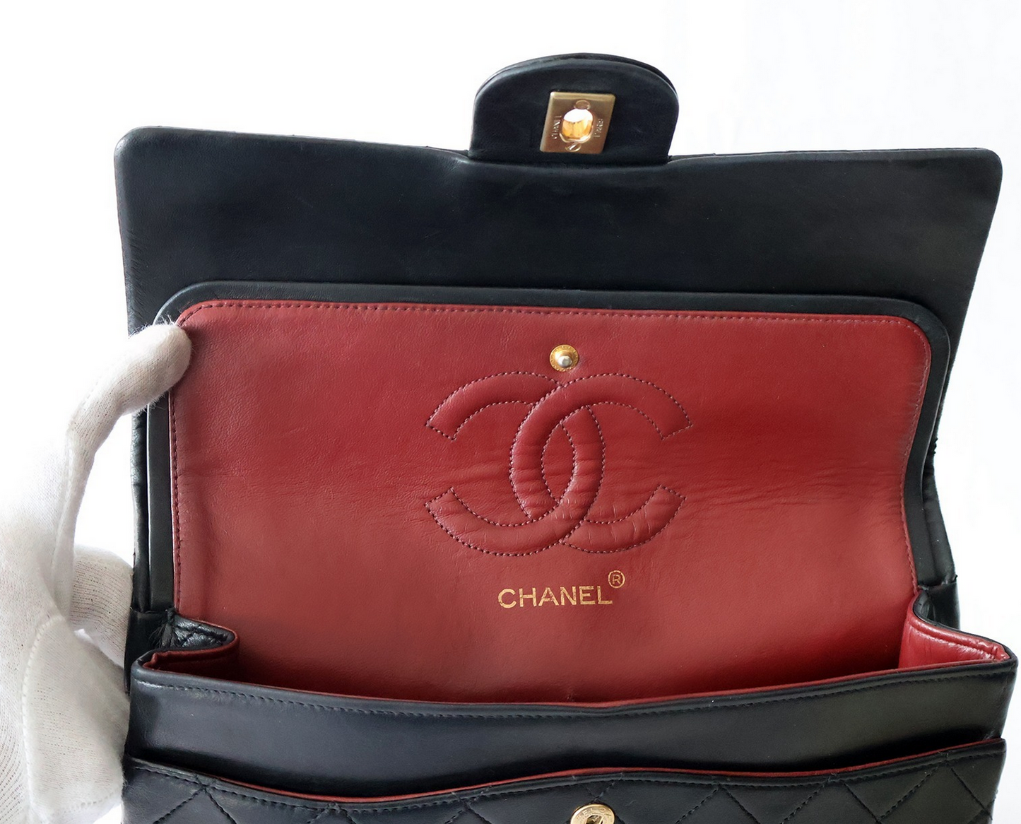 CHANEL double flap 25  year 1986 (6736217)