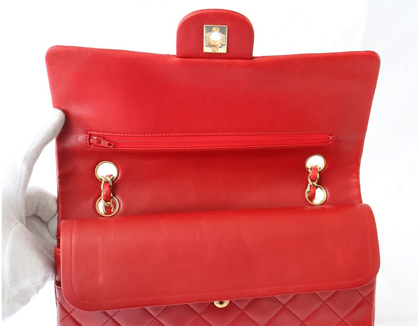 CHANEL double flap 25  year 1989 (6736220)