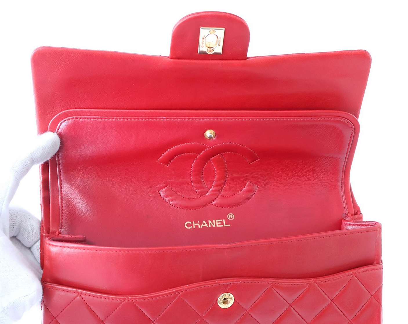 CHANEL double flap 25  year 1989 (6736220)